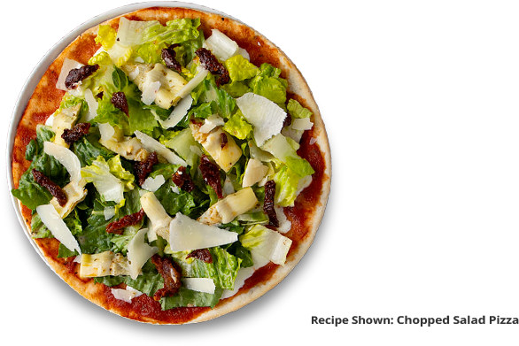 Recipe Shown: CHOPPED SALAD PIZZA